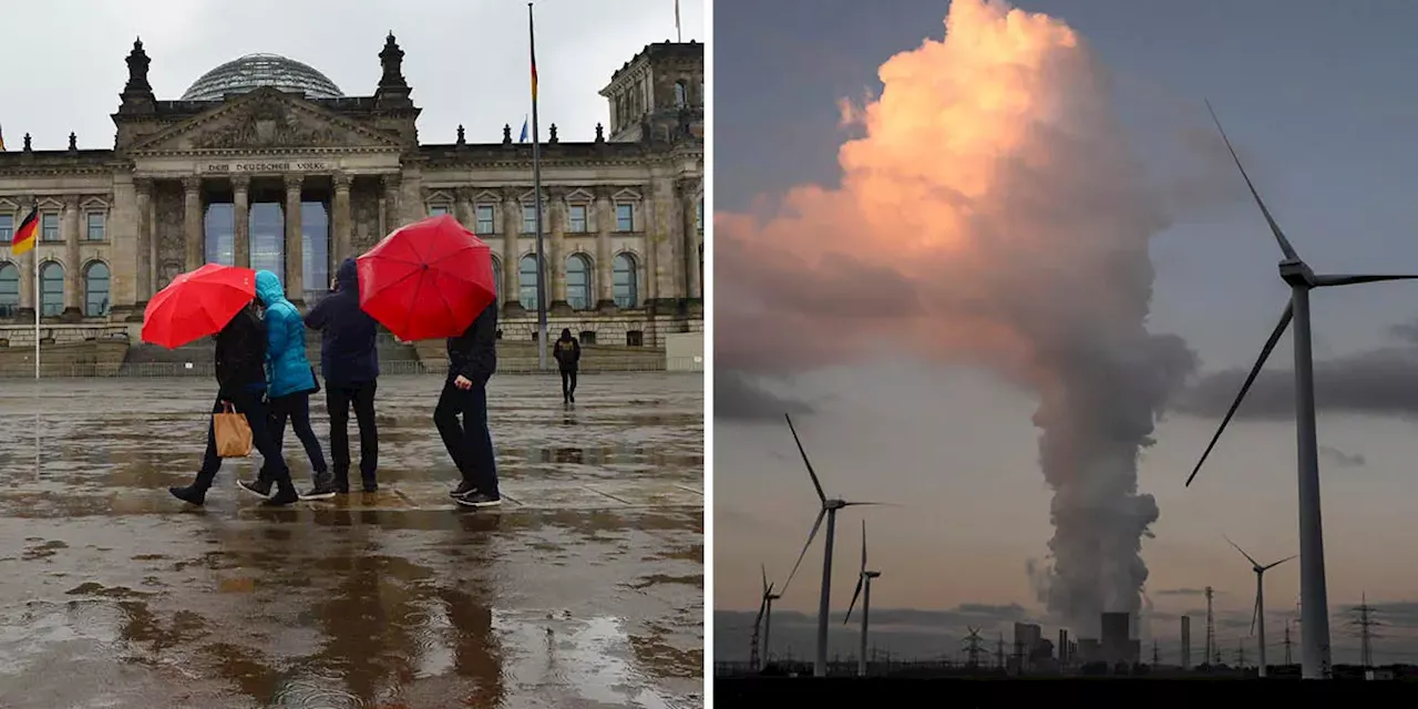 Gaseldning rekordökar när tysk vindkraft sviker