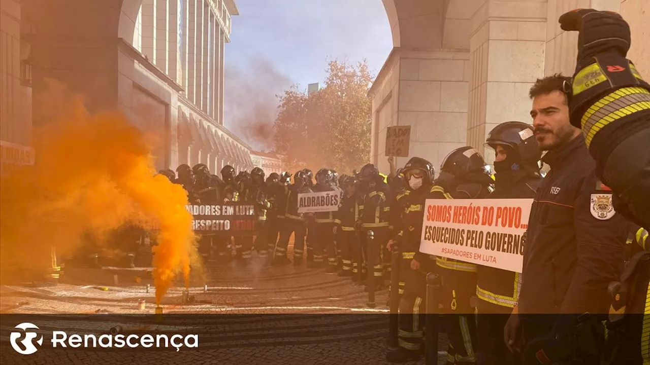 Governo e Sindicato dos Bombeiros Sapadores em Impasse Após Protestos