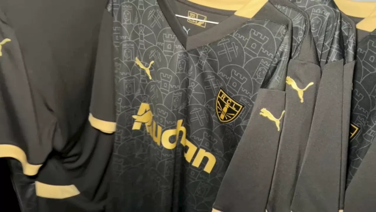 Lens: les images du nouveau maillot spécial pour la Sainte-Barbe