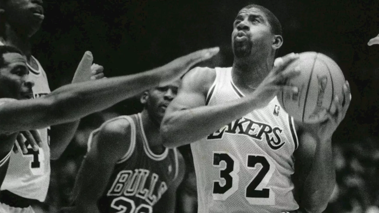 WATCH: Looking Back At The First Magic Johnson-Michael Jordan Matchup