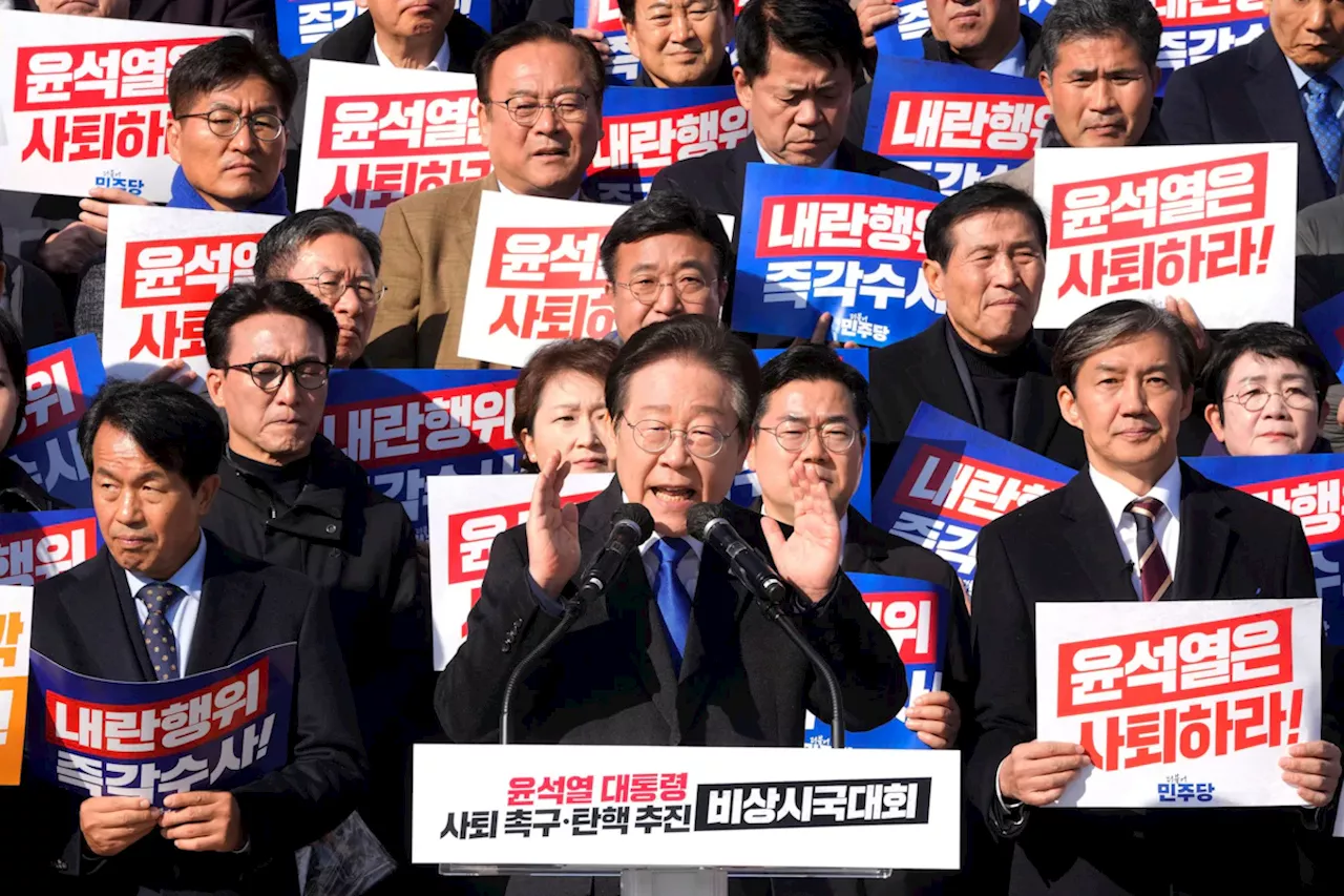 Südkoreanische Opposition fordert Präsident Yoon zu Amtsenthebung und Rücktritt auf