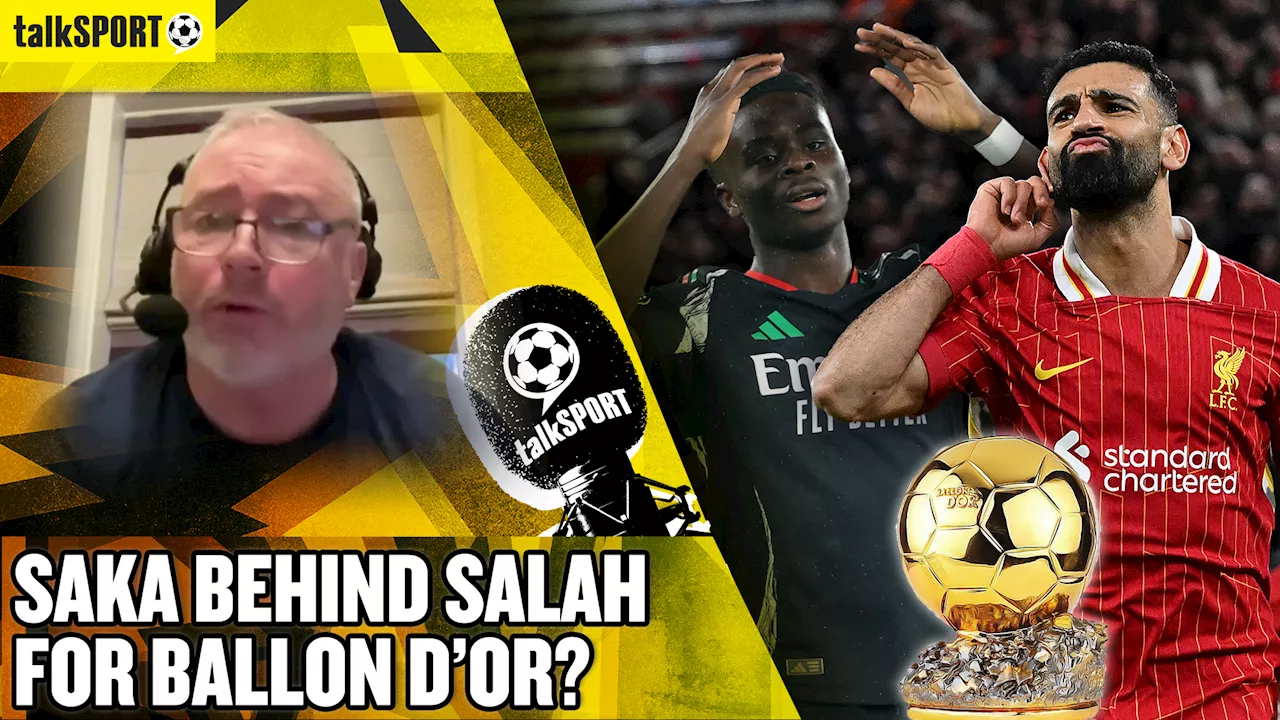 Ally McCoist puts Mo Salah ahead of Bukayo Saka in the Ballon d'Or race