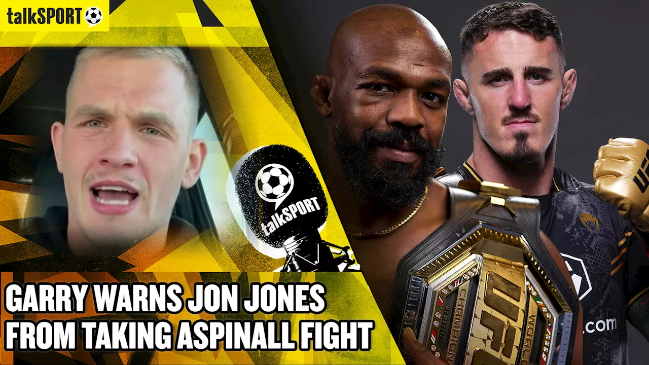 Garry gives surprising advice to Jon Jones about fighting 'ridiculously talented' Aspinall