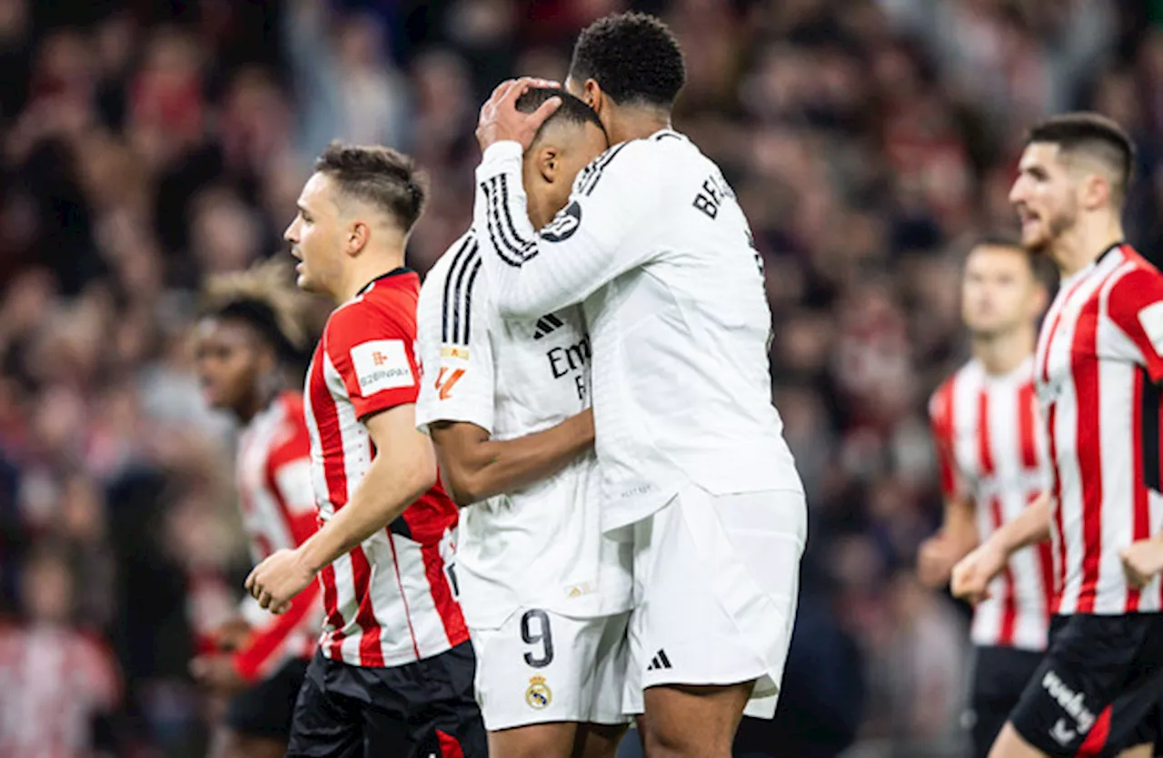 KYLIAN MBAPPE Misses Penalty as Real Madrid Lose 2-1 to Athletic Bilbao