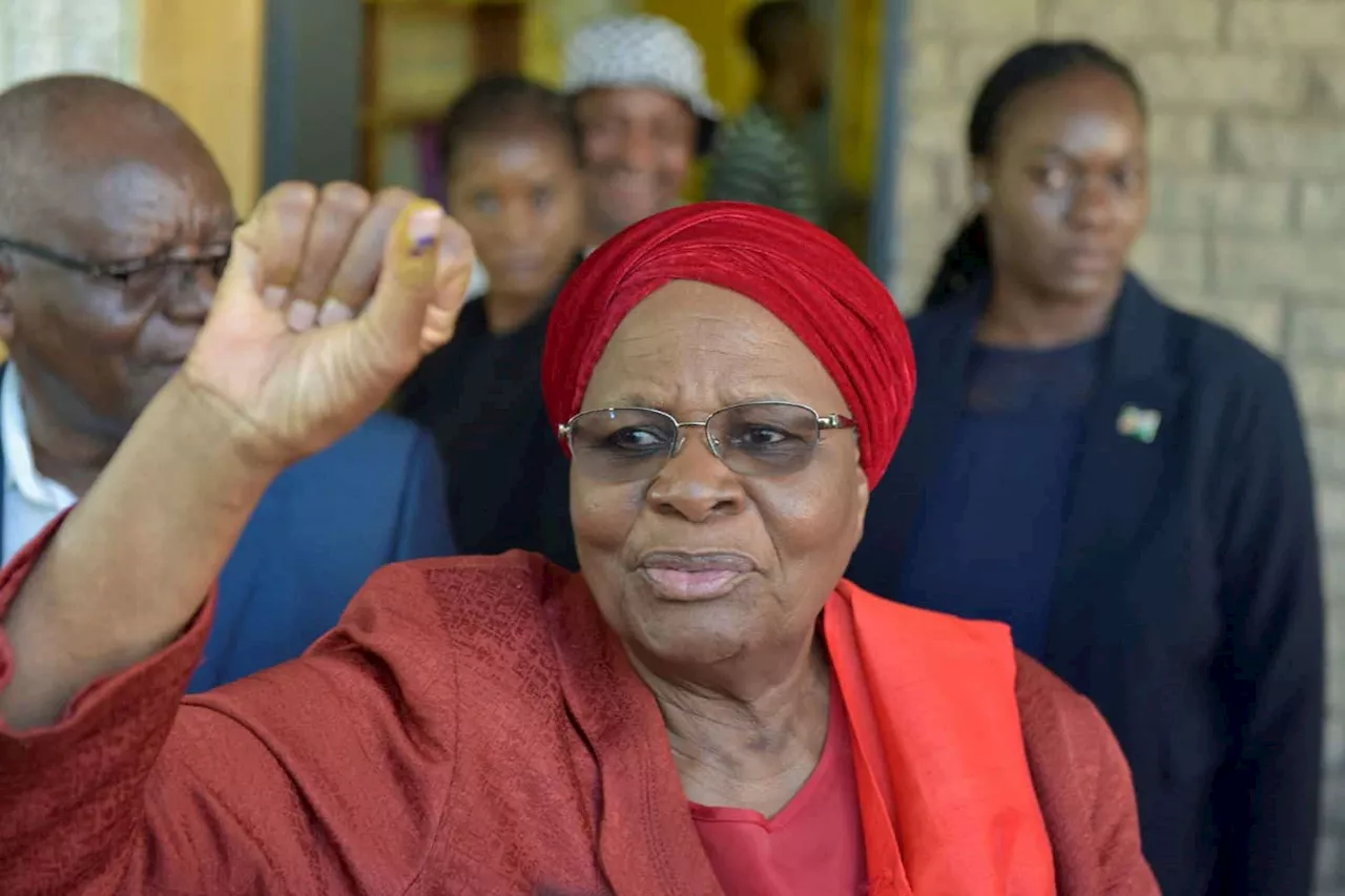 Netumbo Nandi-Ndaitwah elected first woman president of Namibia