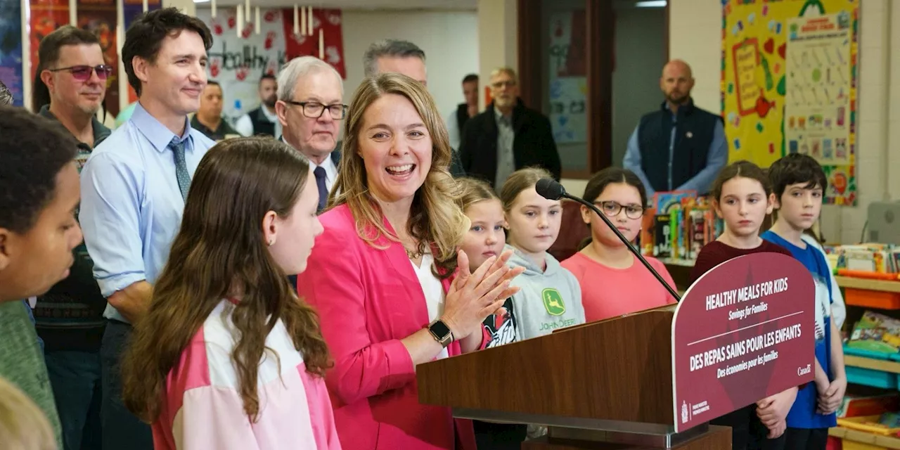 As fourth province signs on, Families Minister Sudds defends school food program