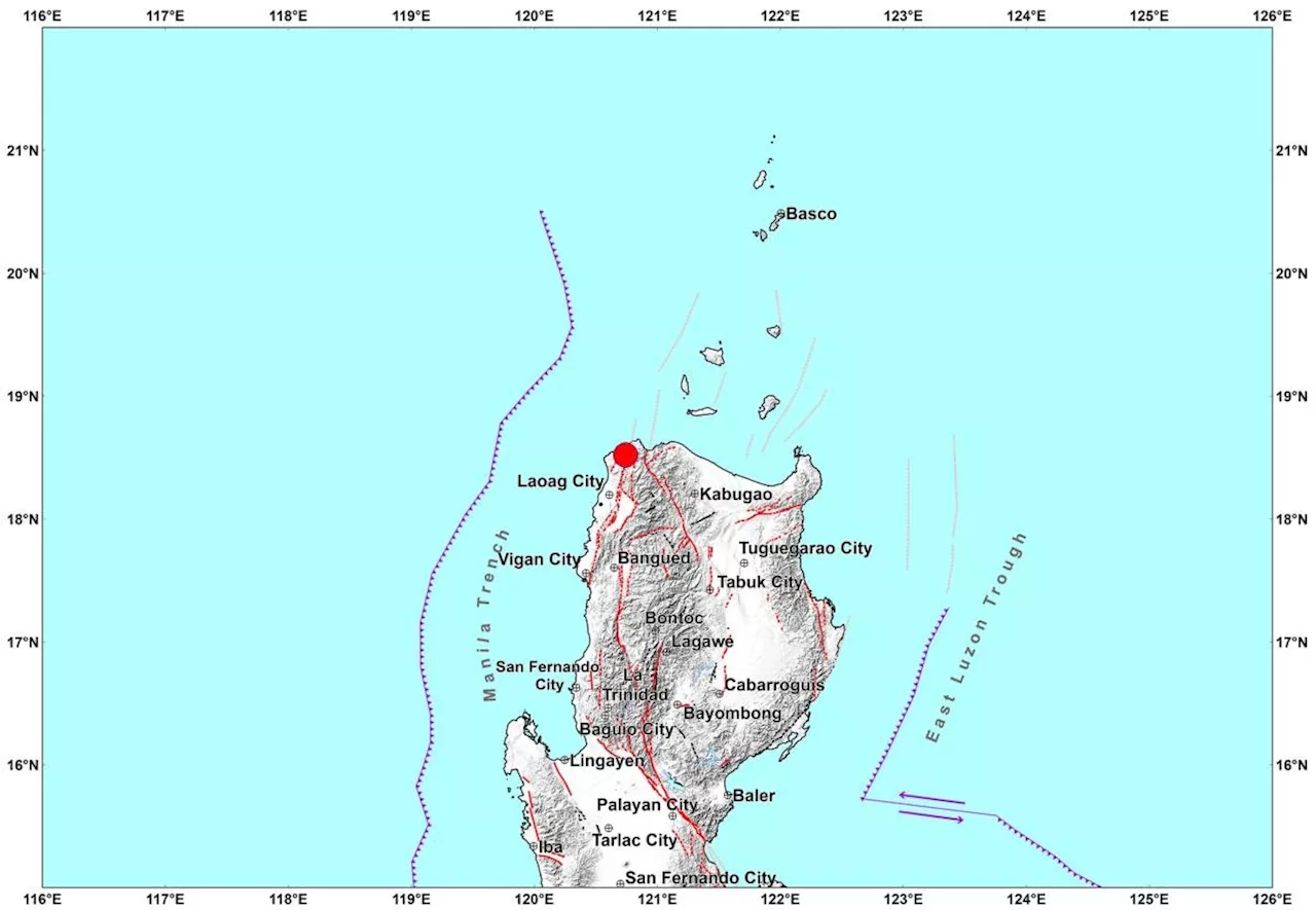 Magnitude 5.7 earthquake rocks Ilocos Norte