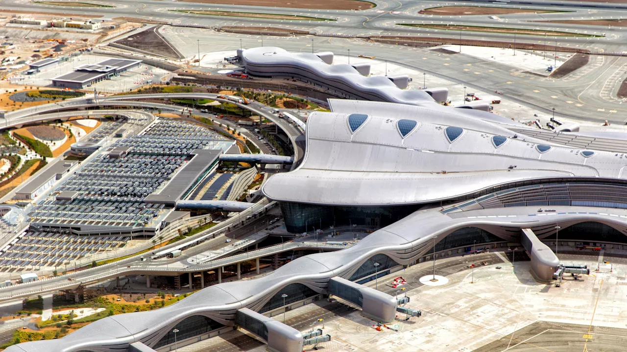 Abu Dhabi Airport Unveils £13.9 Billion Renovation with Sculptural Roof and New Runways