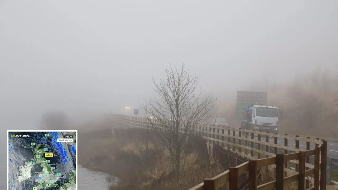 UK Braces for Freezing Fog and Strong Winds, High Travel Chaos Expected