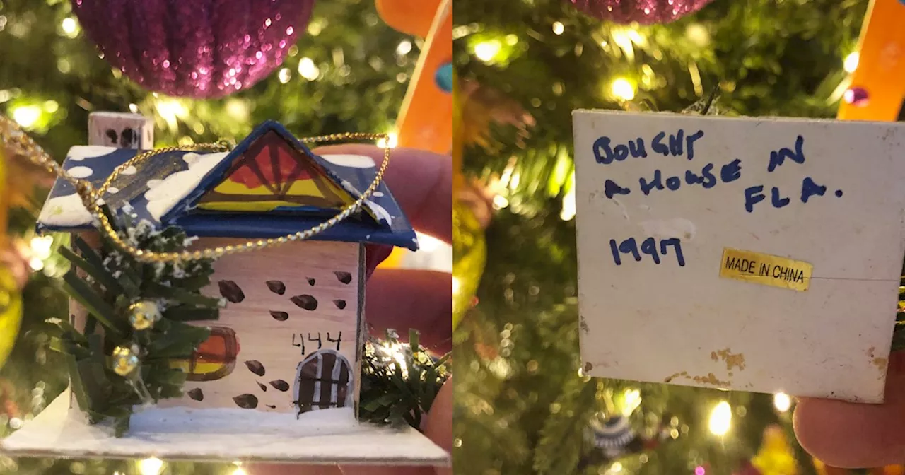 One family's sweet, meaningful Christmas ornament tradition