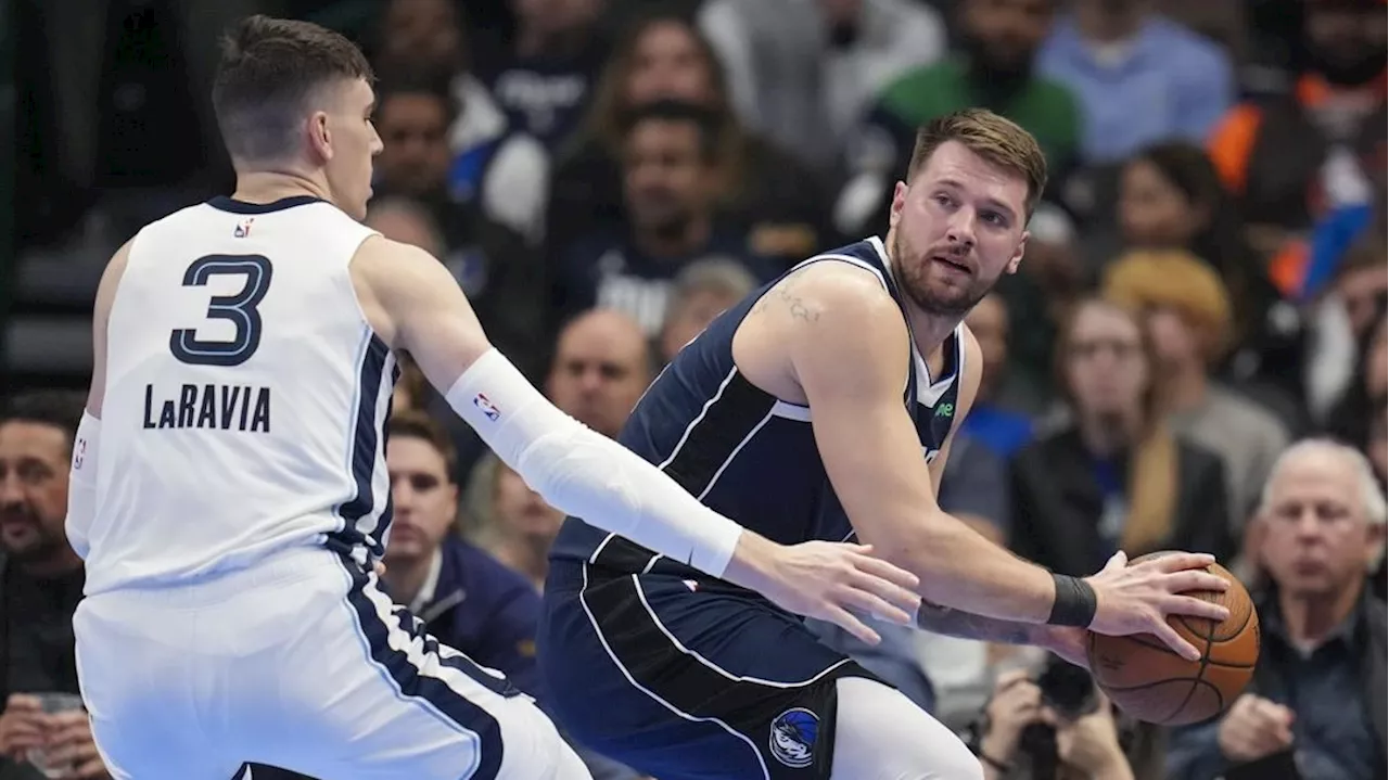 Doncic has 37 points, 12 rebounds as Mavs rally late to beat Grizzlies