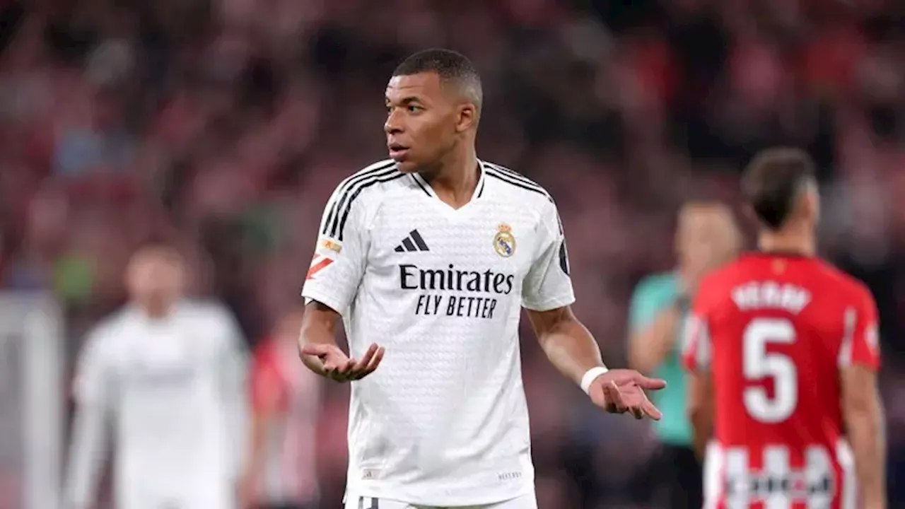 Kylian Mbappé vuelve a fallar penal y Real Madrid cae ante Athletic