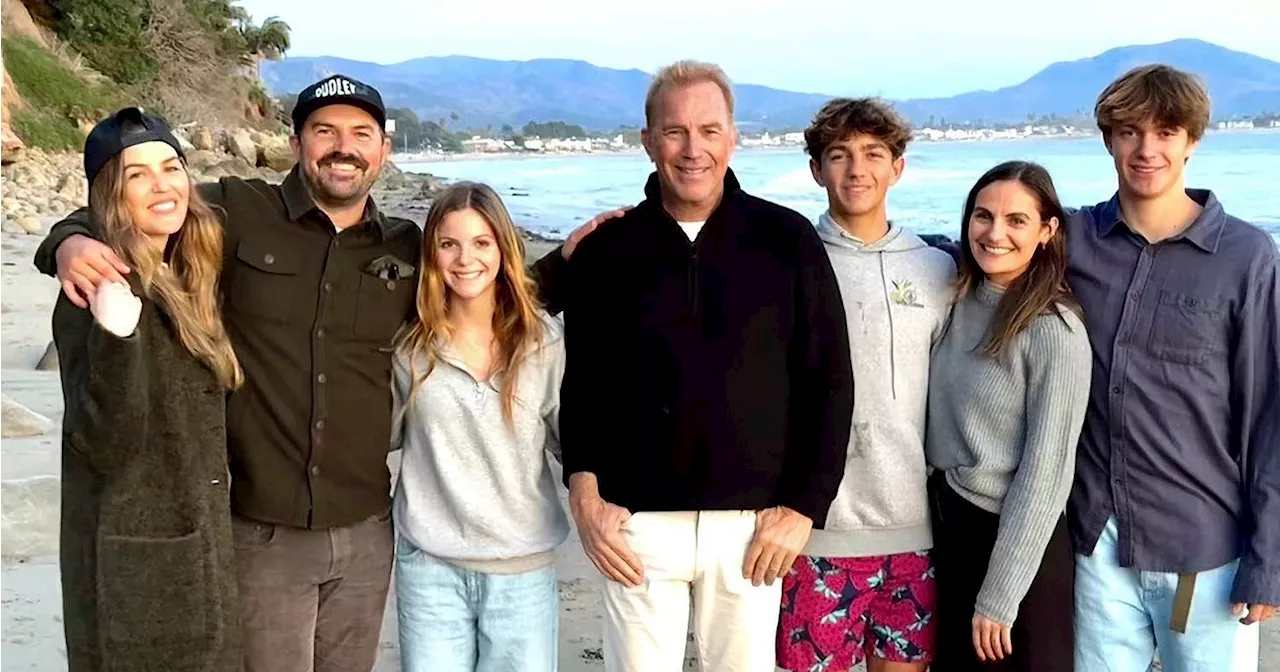 Kevin Costner Shares Rare Photos With 6 of His Kids