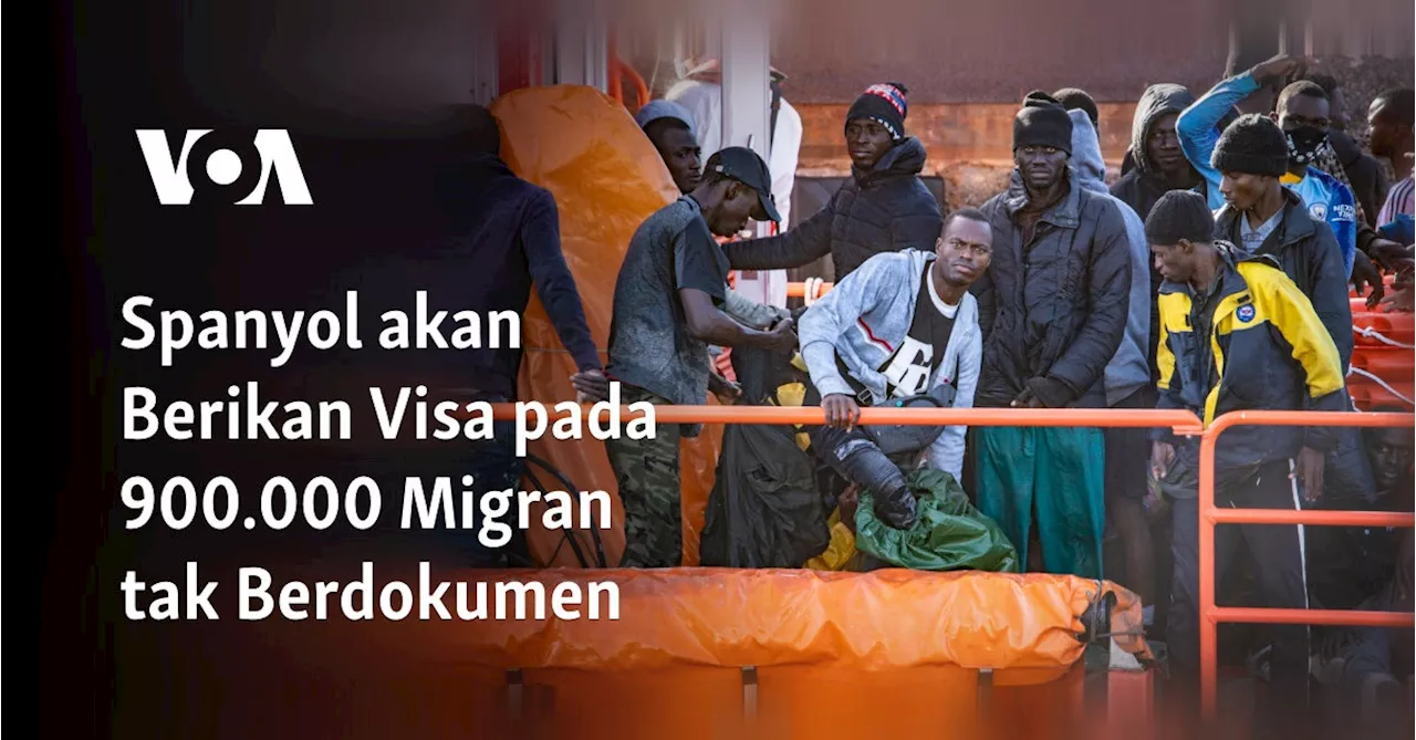 Spanyol akan Berikan Visa pada 900.000 Migran tak Berdokumen