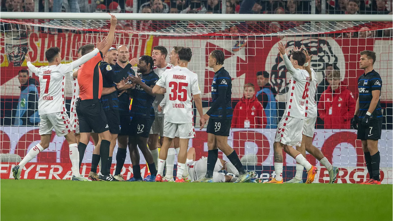 Nederlandse Verdediger Zeefuik krijgt Rode Kaart in DFB-Pokal Wedstrijd