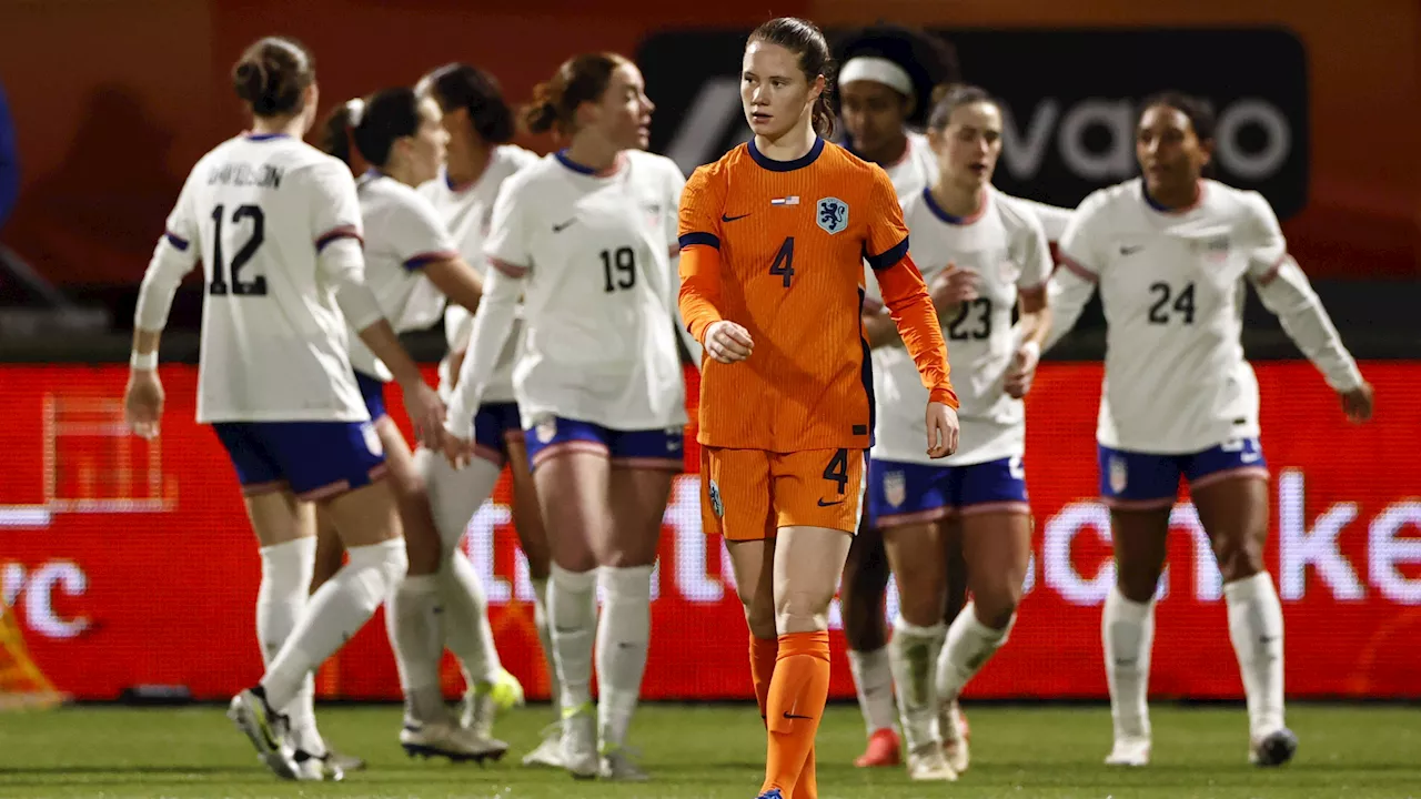 Oranje Leeuwinnen verzuimen om Verenigde Staten voor het eerst sinds 1996 te verslaan