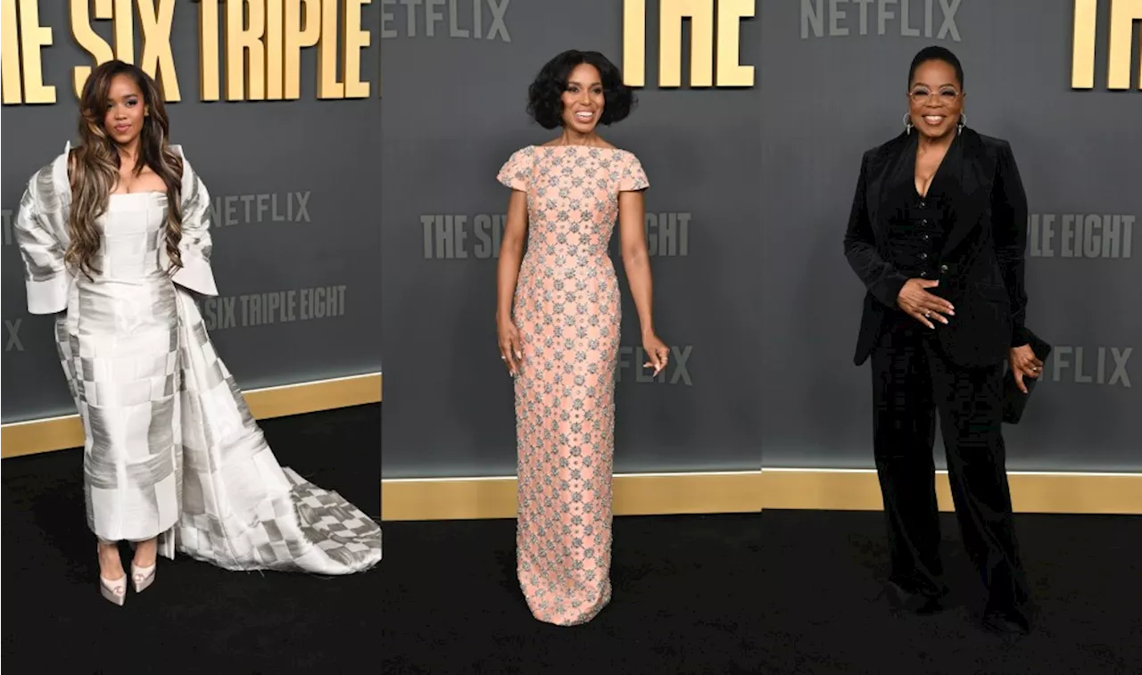 ‘The Six Triple Eight’ Los Angeles Premiere: Kerry Washington, Oprah Winfrey and More Celebrity Style [PHOTOS]