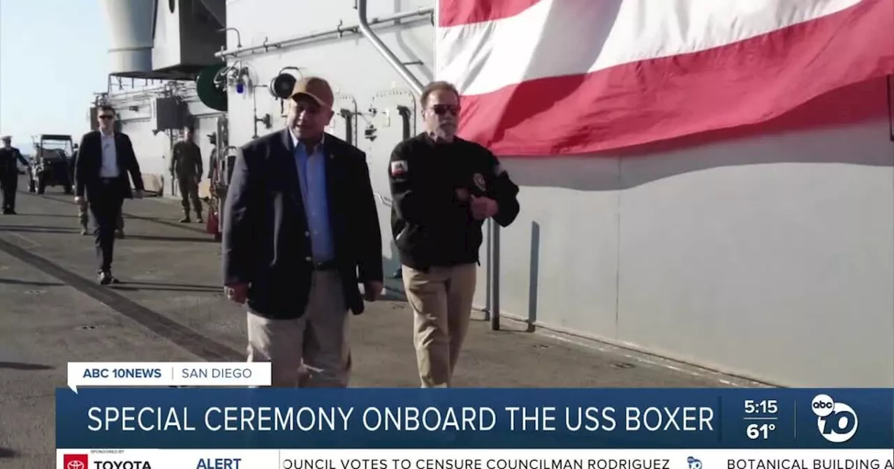 USS Boxer Sailors return home to a hero's welcome