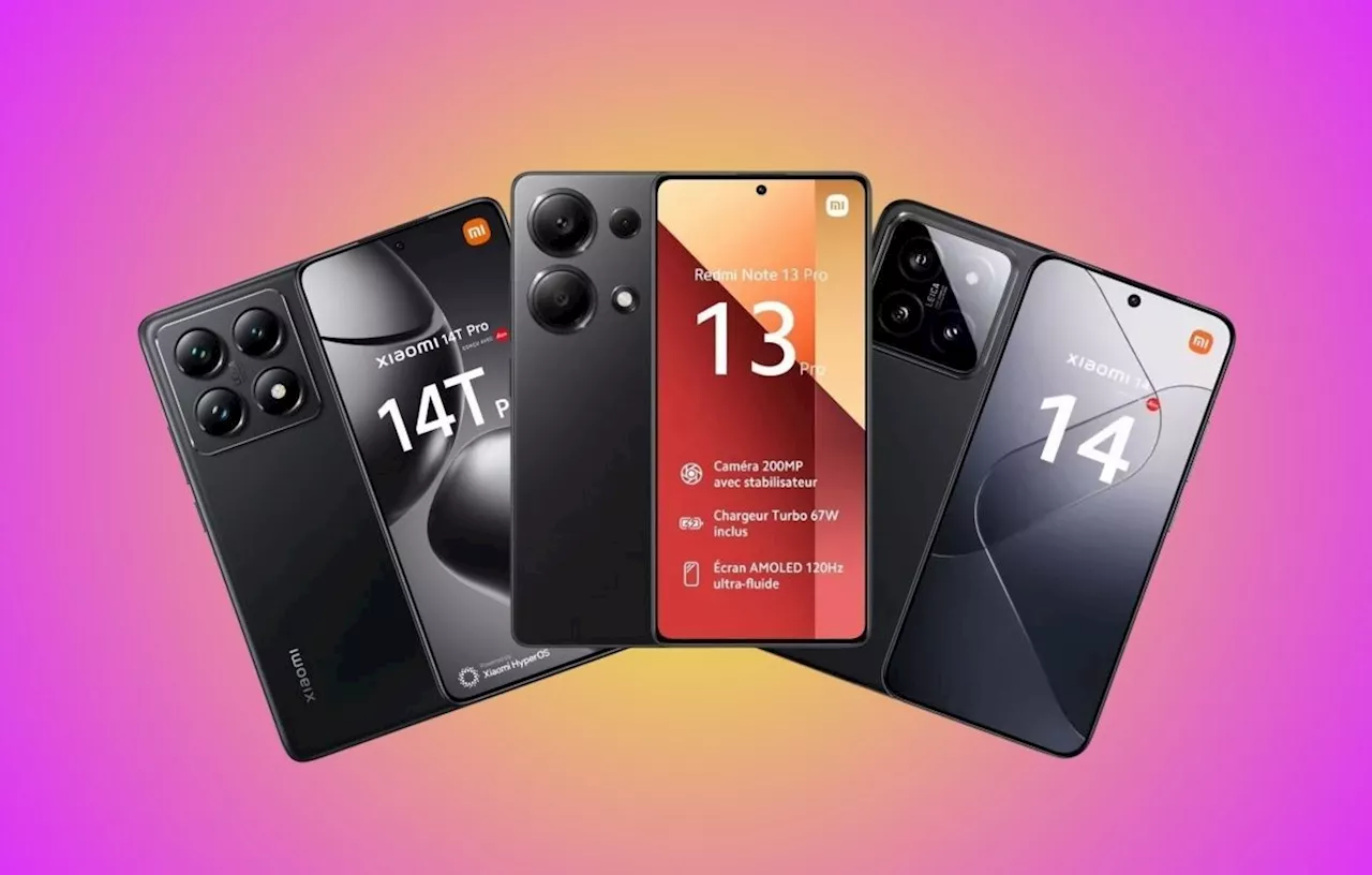 Pluie de promotions cette semaine pour ces smartphones Xiaomi ultra-récents