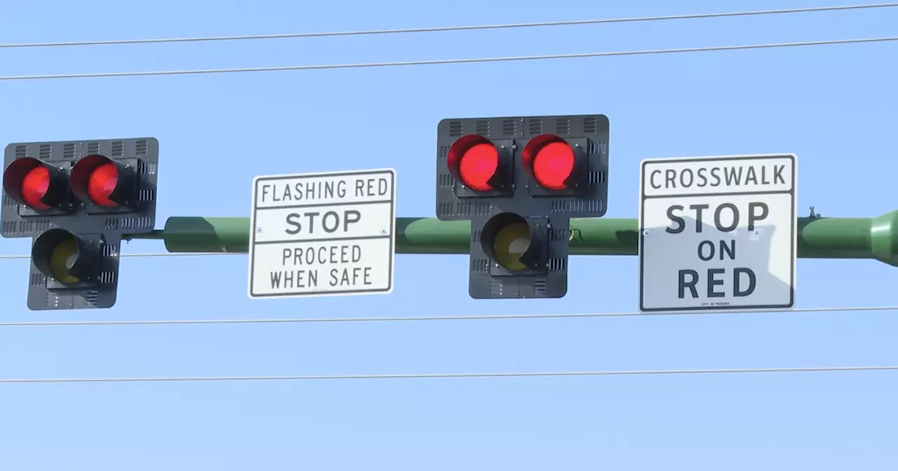 Phoenix celebrates 100th pedestrian crossing light, says there's more work to do