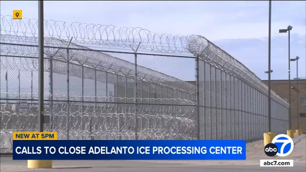 Advocates call for closure of ICE detention facility in Adelanto