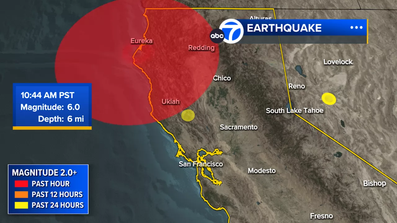 LIVE: Magnitude 7.0 earthquake strikes Humboldt County, USGS reports; tsunami warning issued