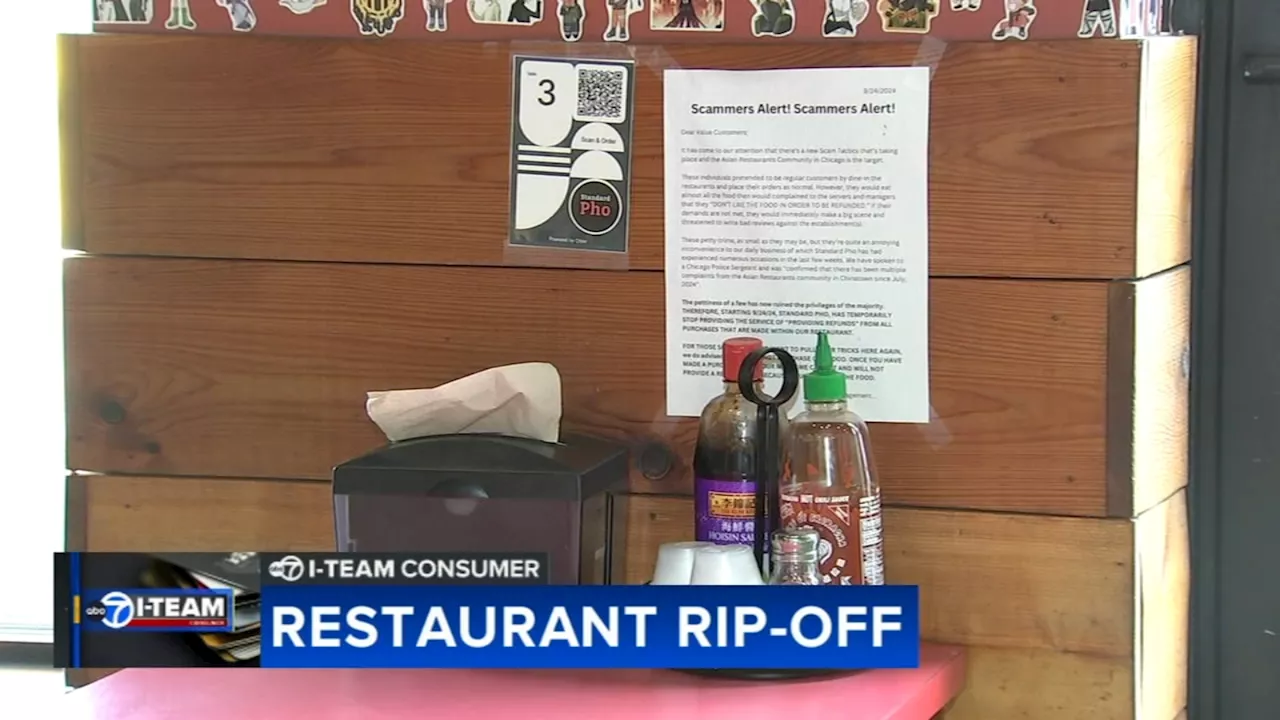 Chicago restaurant owner warns industry about new scam ripping off businesses