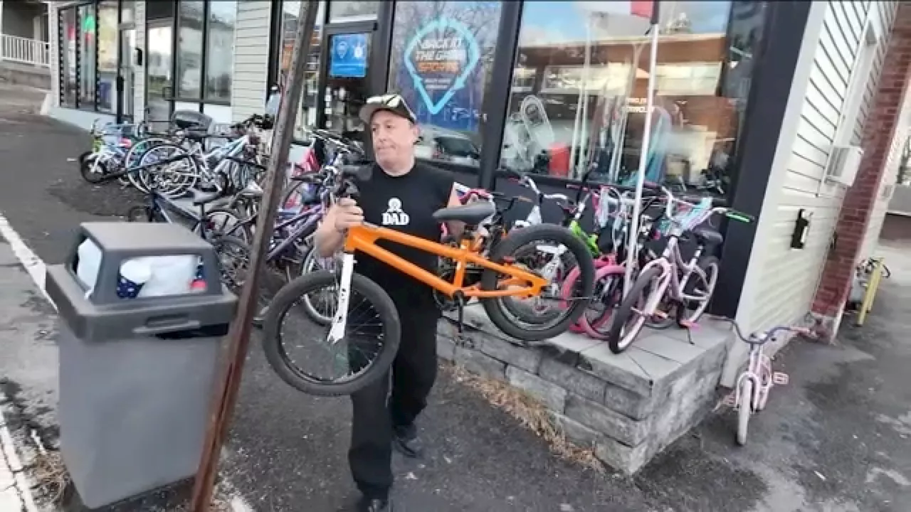 Orange County sporting goods store owner offering free bikes, scooters to the public