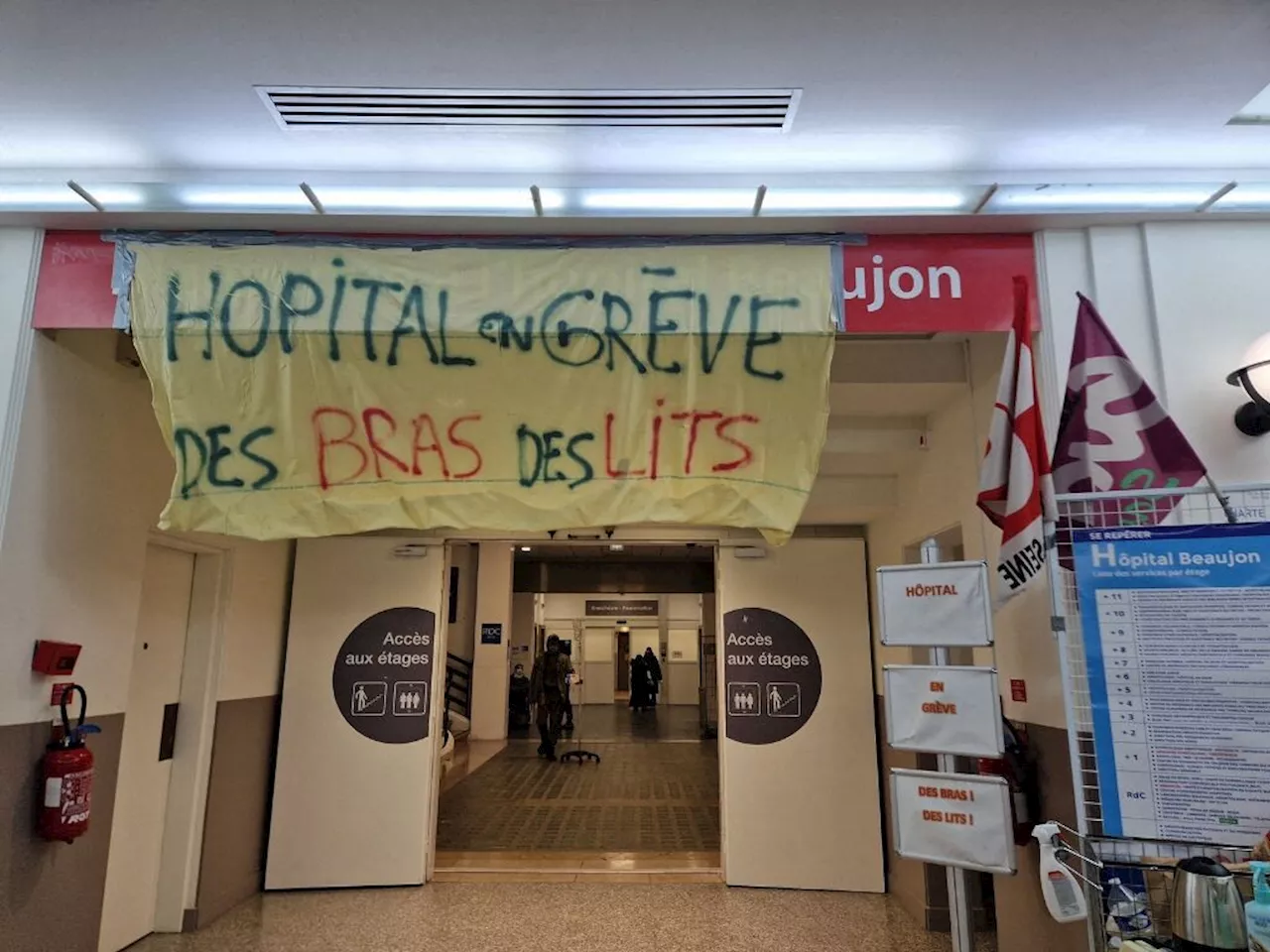 Après deux mois de grève, fin de la mobilisation à l'hôpital Beaujon de Clichy