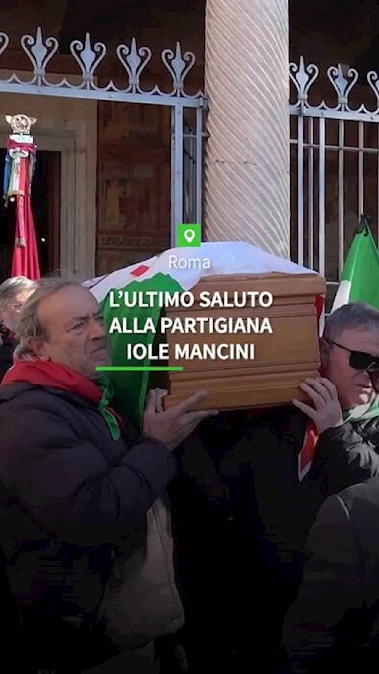 L'ultimo saluto alla partigiana Iole Mancini