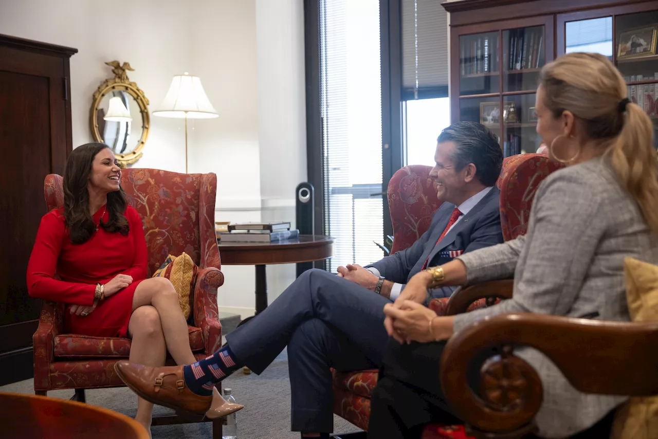 Katie Britt questions Pete Hegseth about rape allegations, keeping Space Command in Alabama