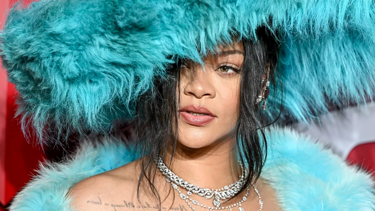 Rihanna's Spiky Updo and Baby Bangs Are So 2001-Coded—See the Photos