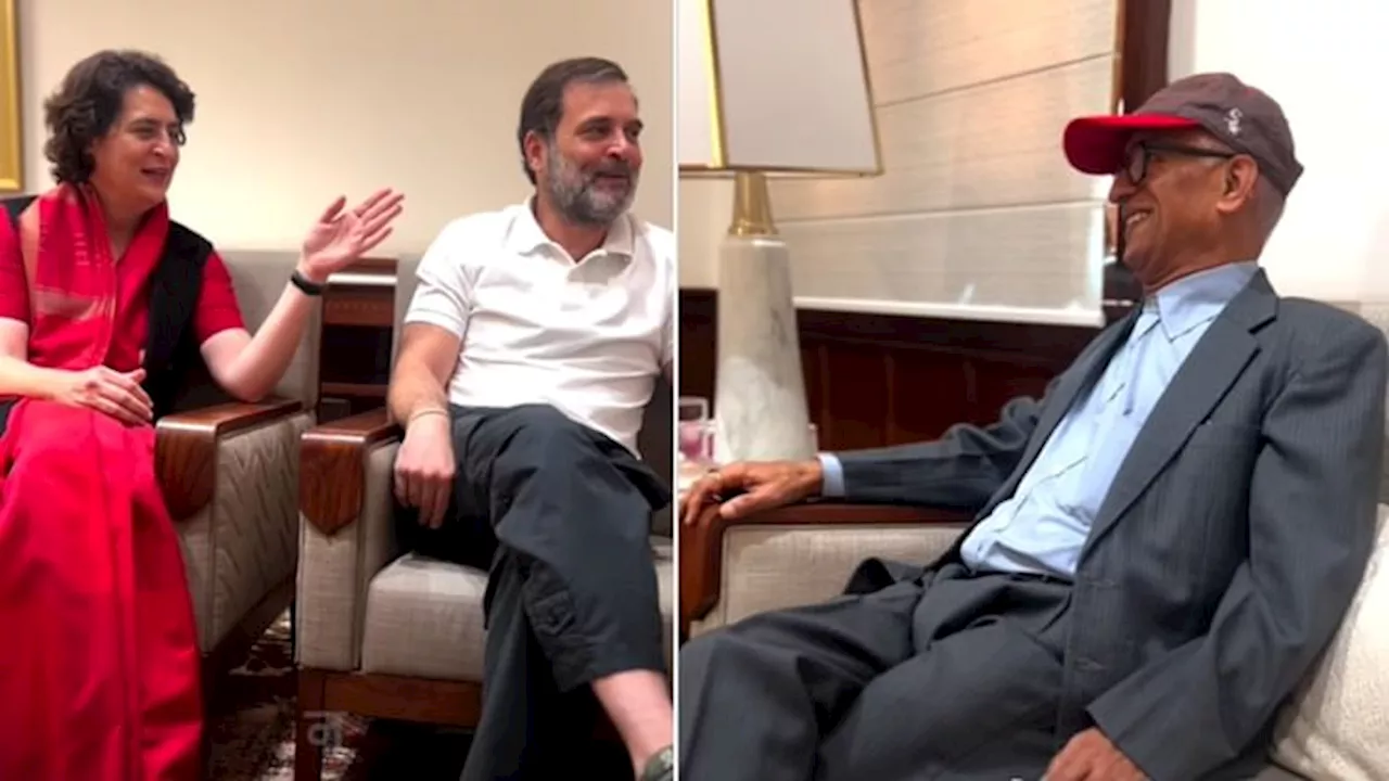 Rahul Gandhi Shares Heartwarming Video from Childhood Hindi Teacher Meeting