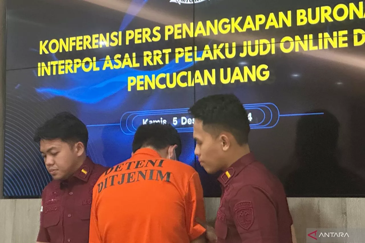 Buron Interpol China terkait judi online diamankan di Indonesia