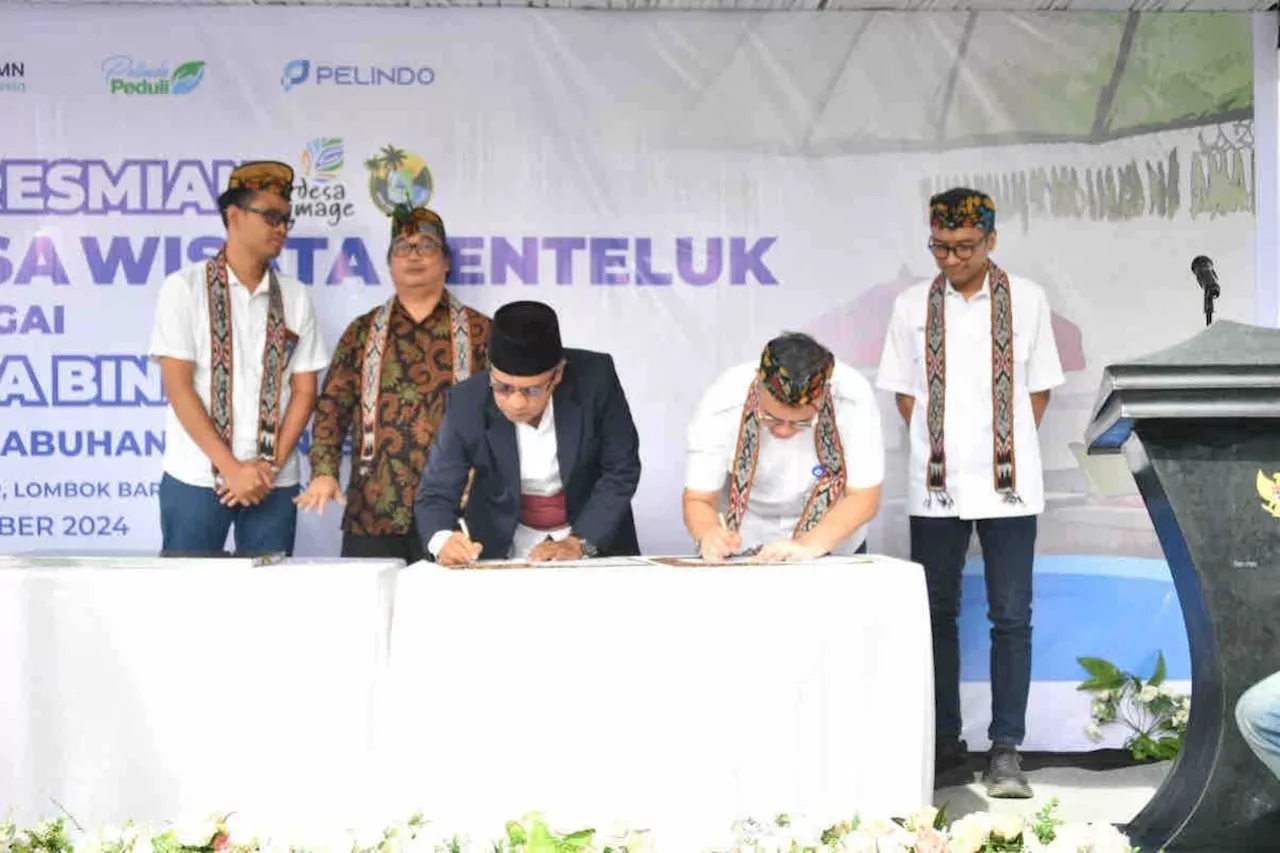 Pelindo Meresmikan Desa Wisata Senteluk di Lombok Barat