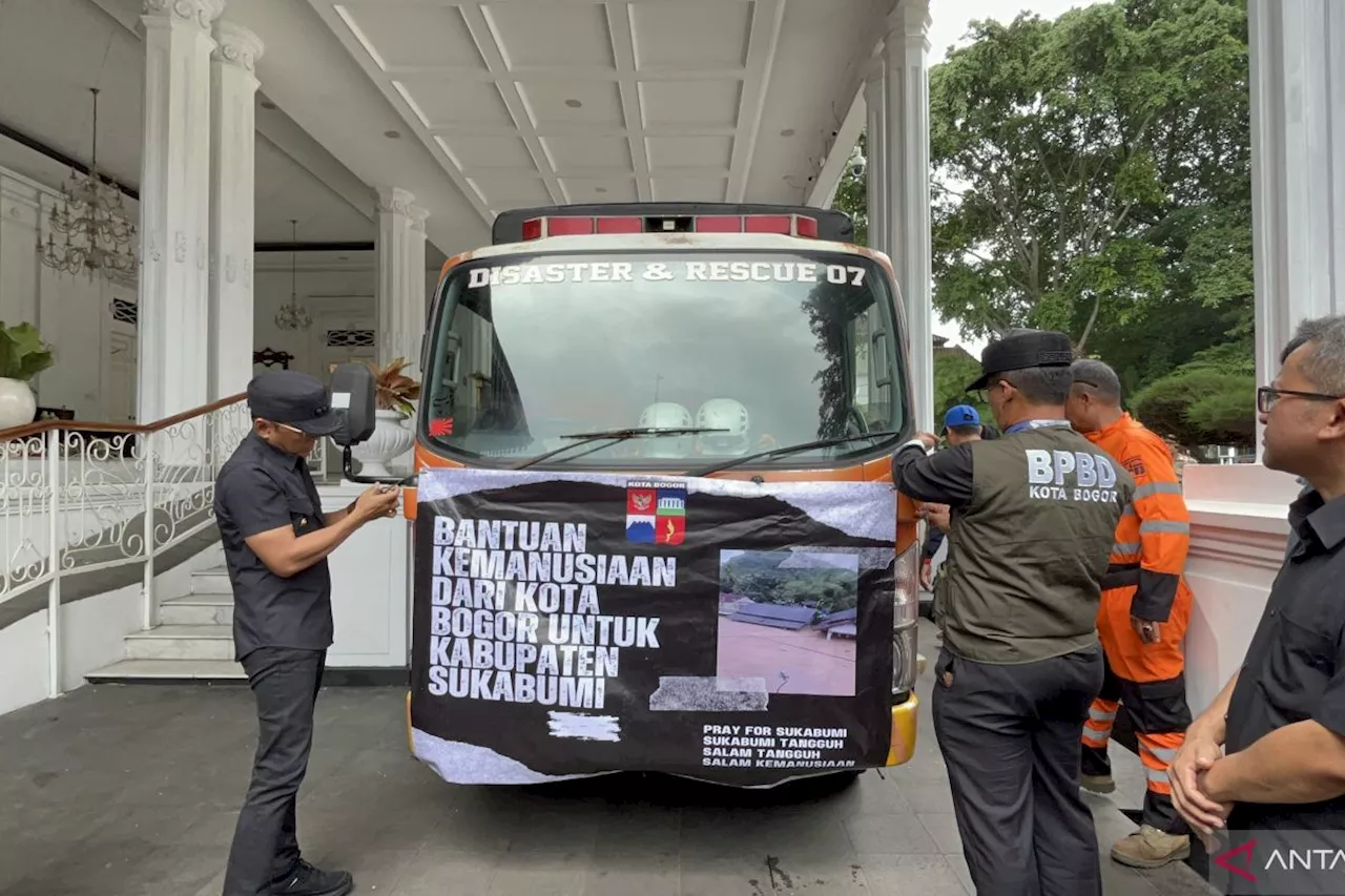 Pemkot Bogor salurkan bantuan untuk korban bencana Sukabumi