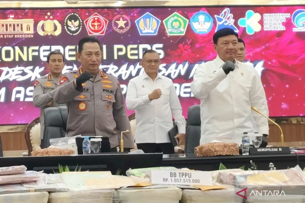 Polri Luncurkan Operasi Berhasil Sitasi 1,19 Ton Sabu dan 2 Juta Butir Obat Keris