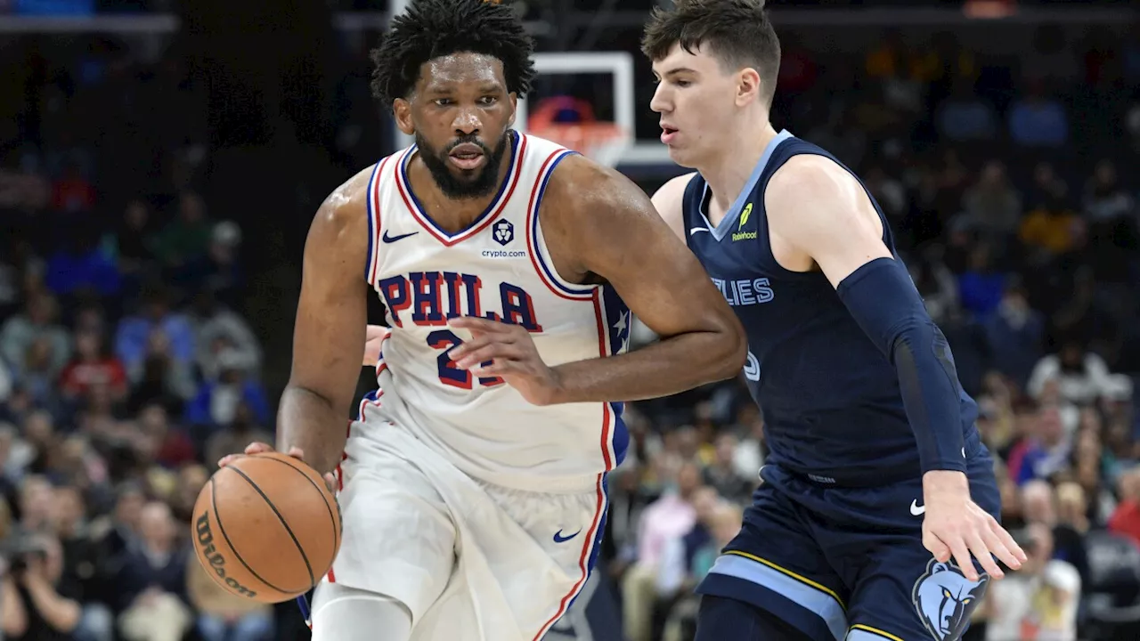 76ers coach Nick Nurse says no plans to shut down oft-injured center Joel Embiid