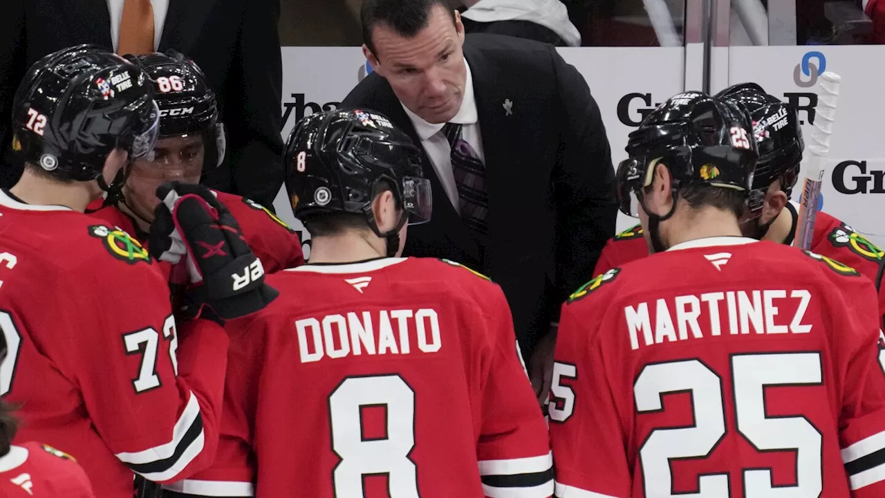 Blackhawks fire coach Luke Richardson in his 3rd season after league-worst start