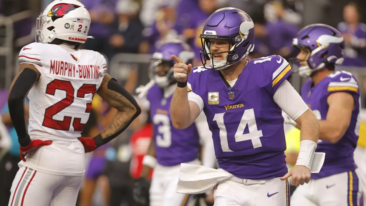 Falcons visit Vikings as a struggling Cousins returns to old home to find a thriving Darnold