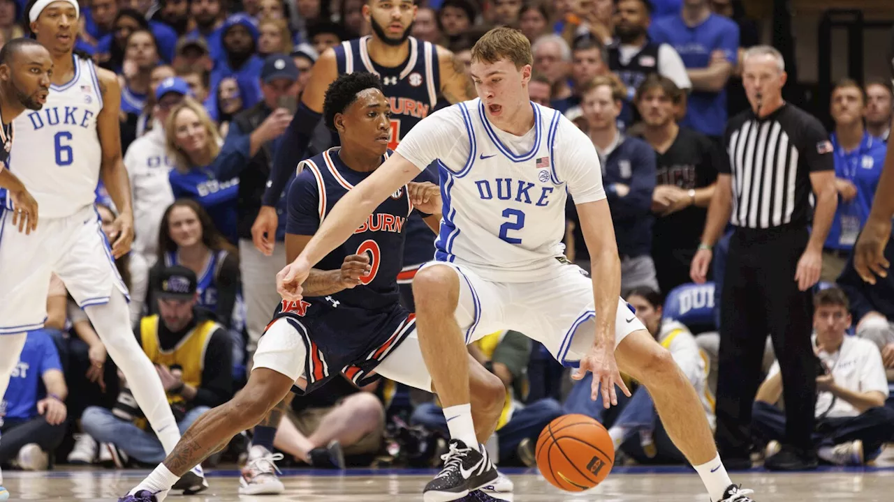 Flagg leads the way as No. 9 Duke holds off Broome and No. 2 Auburn for an 84-78 win