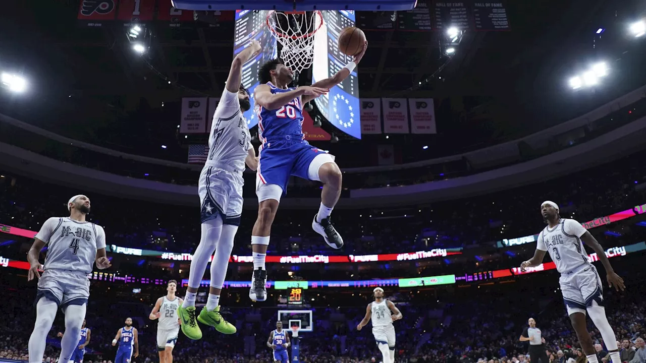 Franz Wagner and Jalen Suggs power the Magic to a 106-102 win over the short-handed 76ers