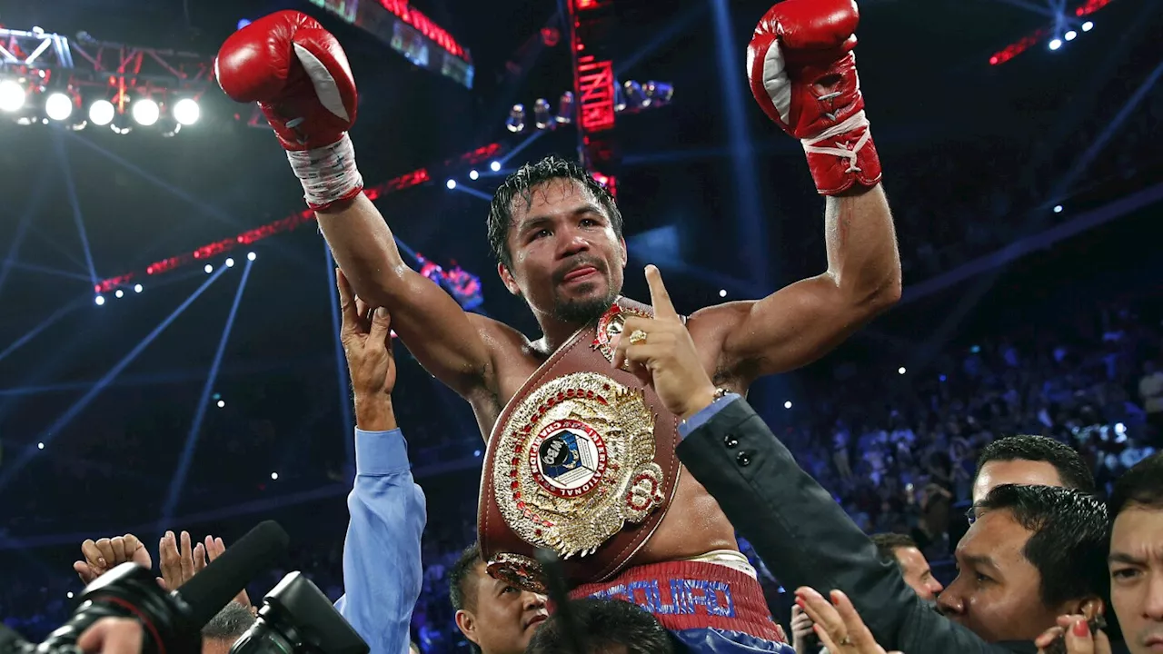 Manny Pacquiao, winner of titles in a record 8 weight classes, elected to Boxing Hall of Fame