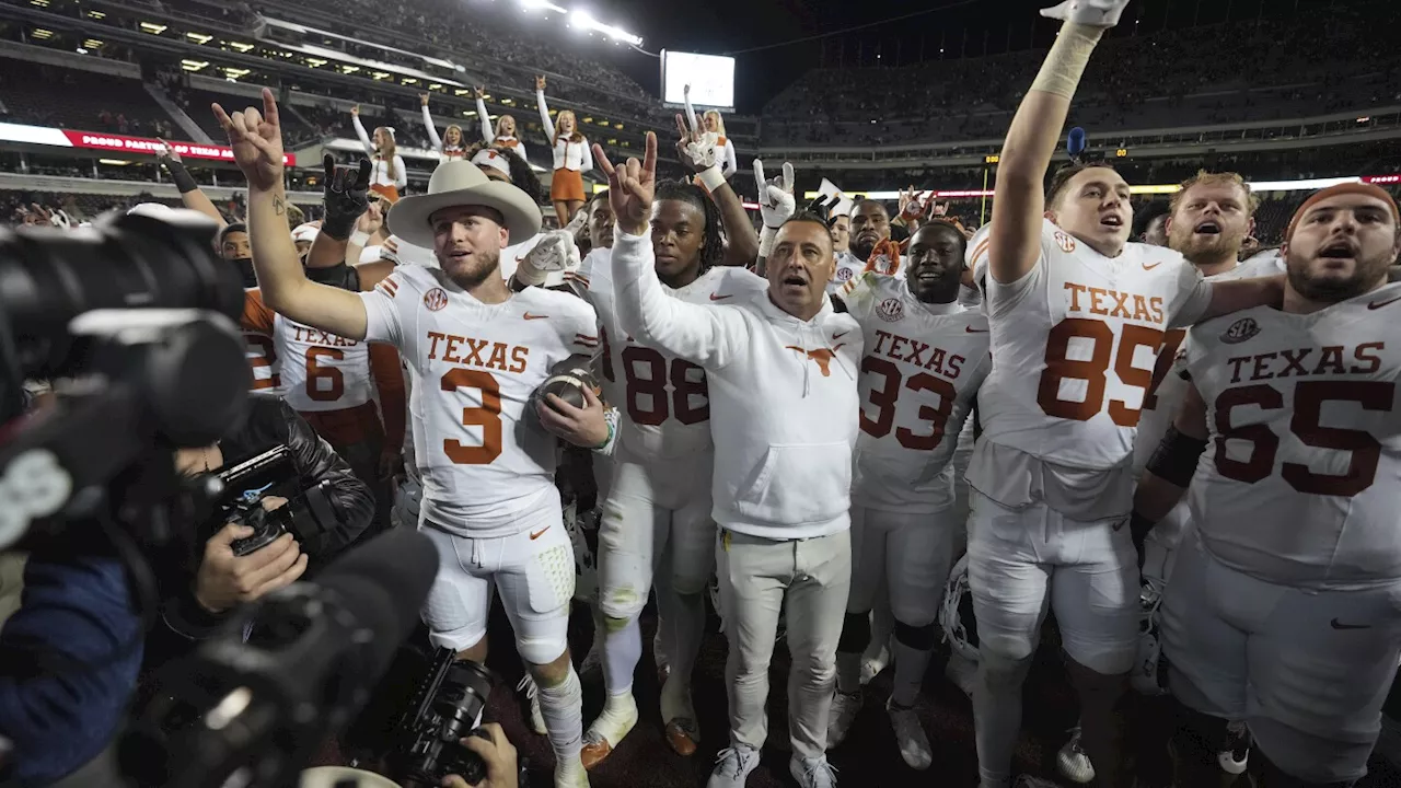 No. 2 Texas goes for a title in its first SEC season, but must get by No. 5 Georgia