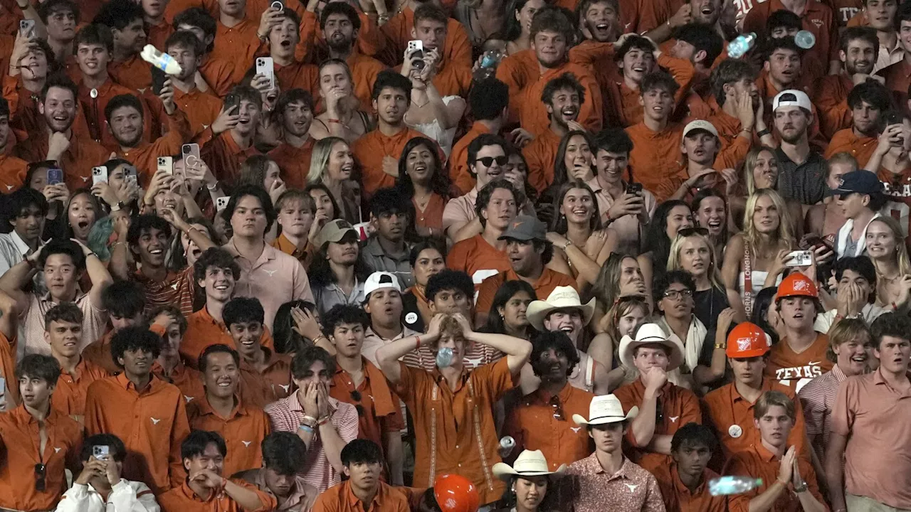 Total number of Texas fans caught and punished for throwing bottles in Georgia game: Zero