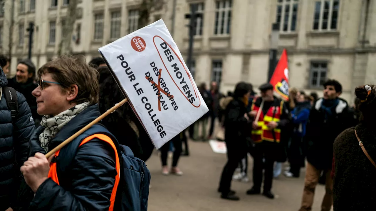 Grève dans la fonction publique: 31,32% des enseignants mobilisés dans l'Éducation nationale