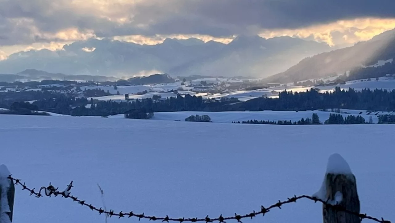 Wetter in Bayern: Sturm, Regen und ab Sonntag auch Schnee