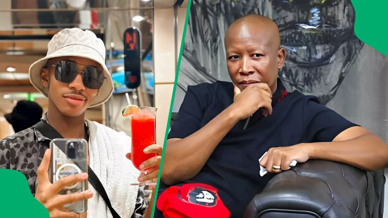 Fans Go Wild Over Julius Malema and Lasizwe’s Interview on ‘Awkward Dates’: “I’m Not Mad at This”