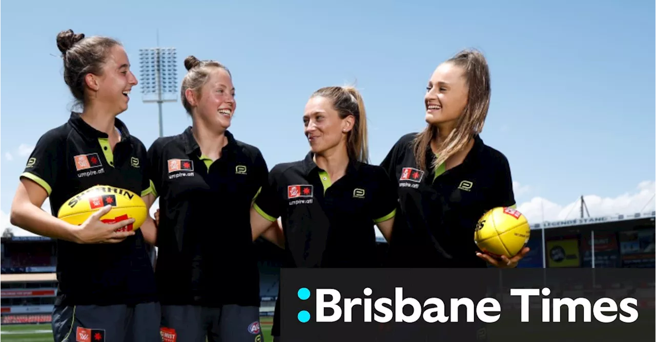 Kaitlyn Barr Aims to Become AFL's First Female Boundary Umpire