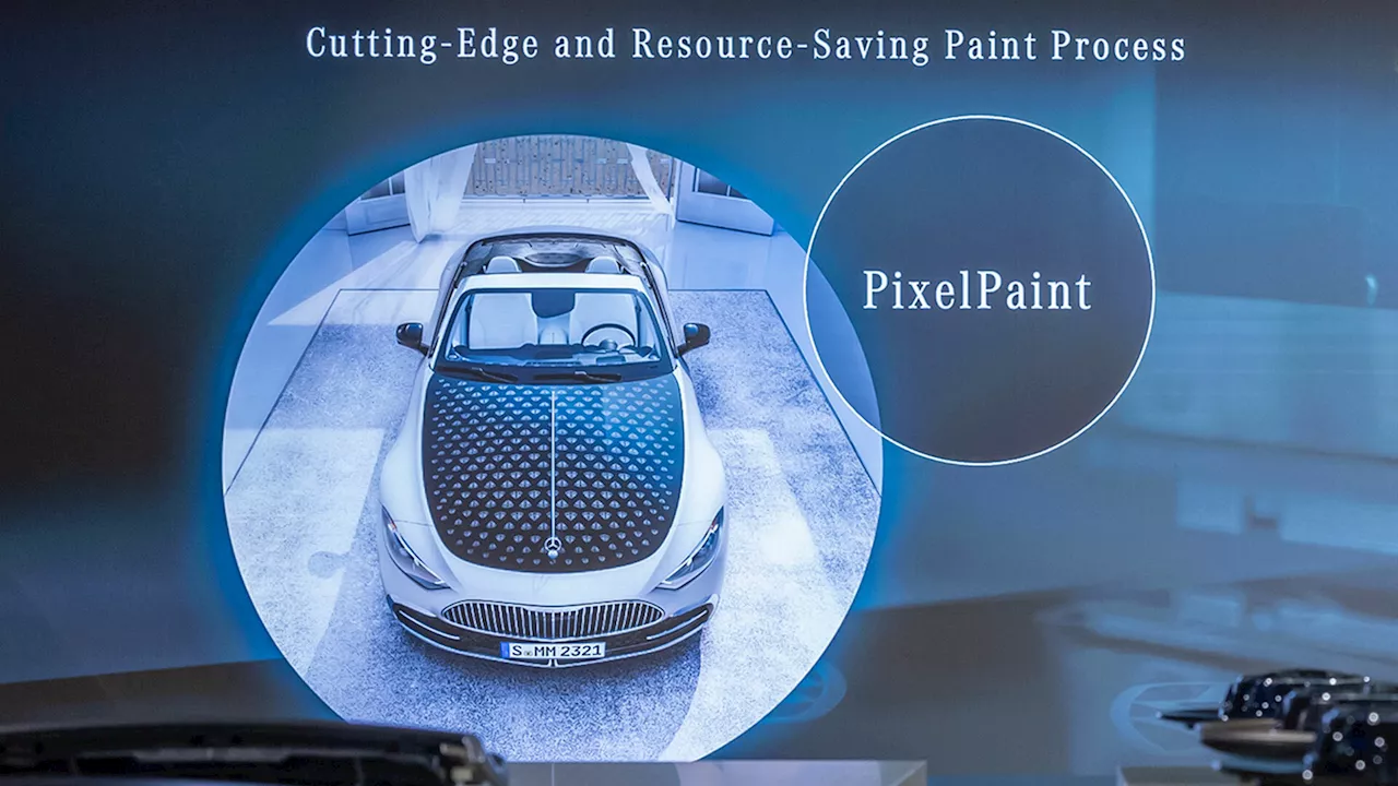 Mercedes PixelPaint Is Like Inkjet Printing For Cars, Will Enable Custom Designs